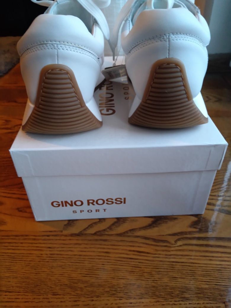 Buty skórzane Gino Rossi sport sneakersy 39 nowe