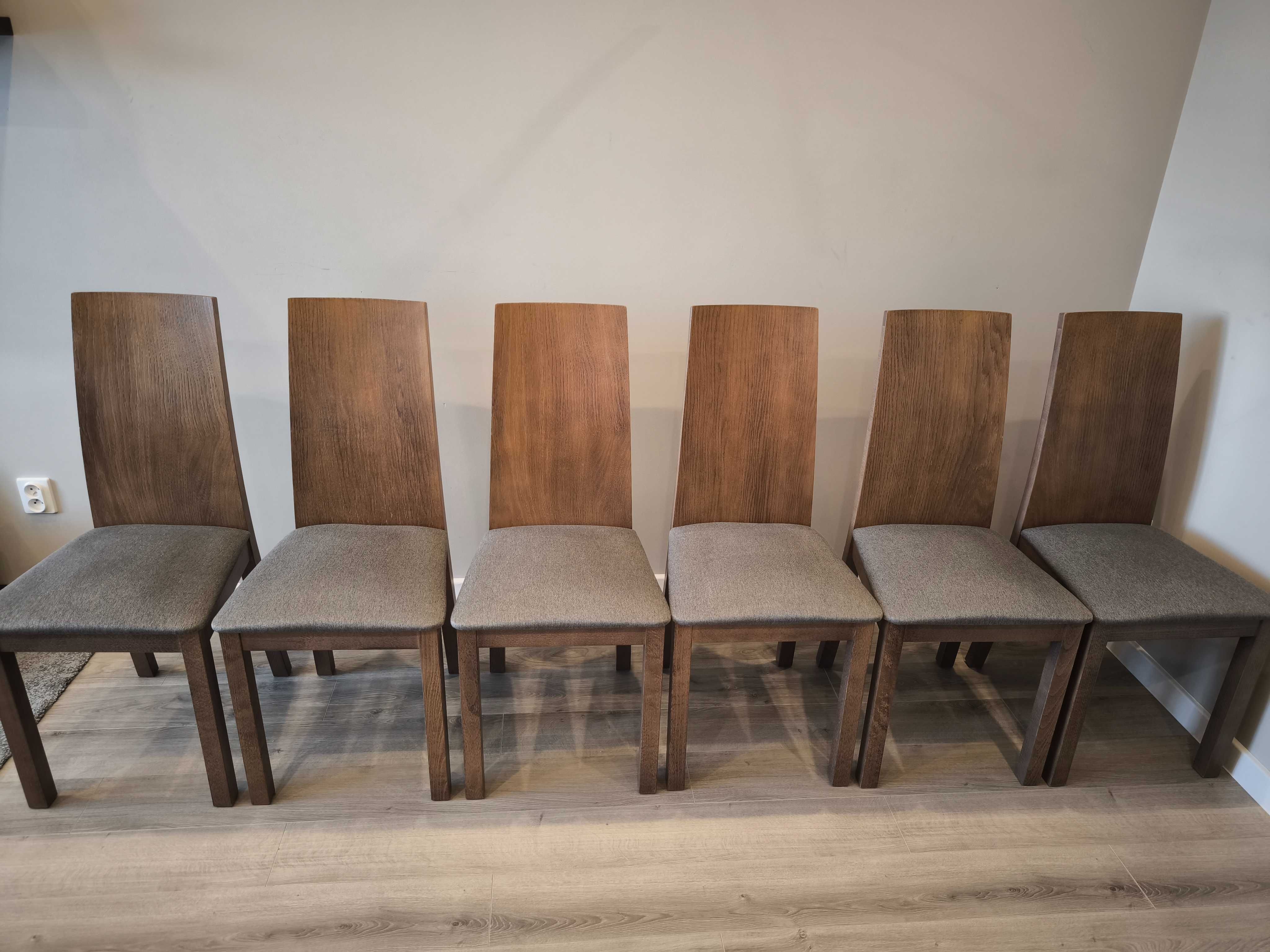 Rozkładany stół + 6 krzeseł