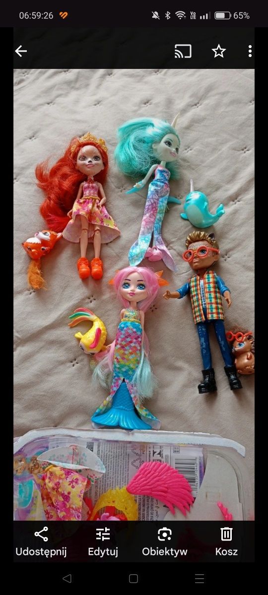 Lalki enchantimals że zwierzatkami
