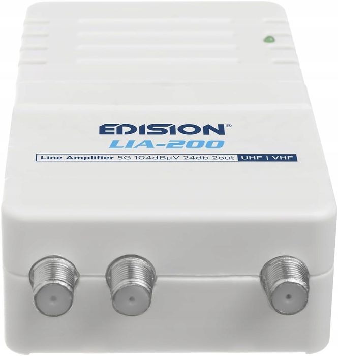 wzmacniacz antenowy edison lia-200 dvb-t/t2 filtr 5g lte 12-24db