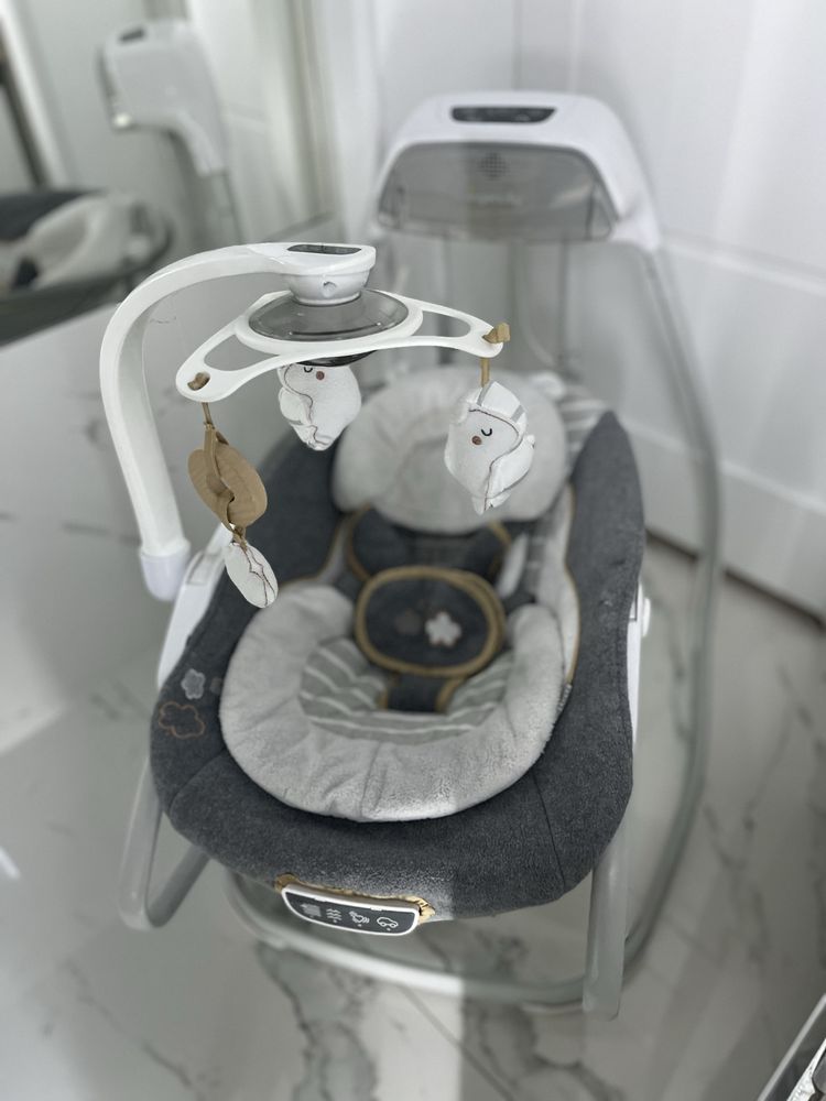 Bujaczek, leżaczek, huśtawka 3w1 Bright Starts InGenuity Deluxe