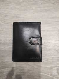 Skórzany portfel męski Loren czarny