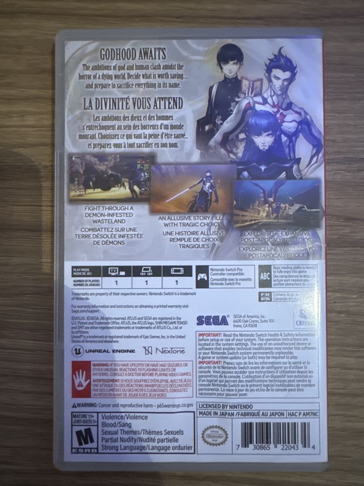 Shin Megami Tensei V (SMT5) Switch