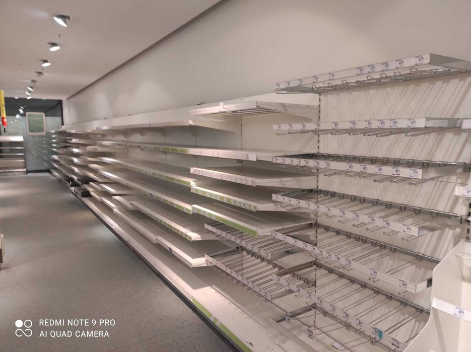 PROMOCJA -20% REGAŁY sklepowe do sklepu białe metalowe Otto Kind