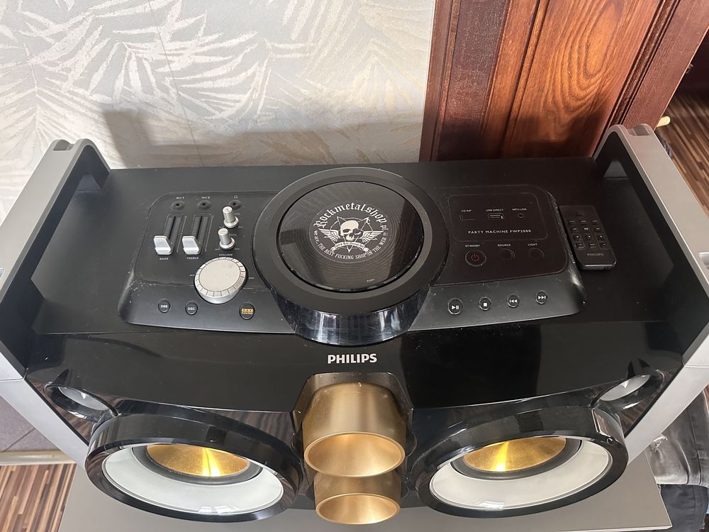 Phillips party machine boombox cd głośniki