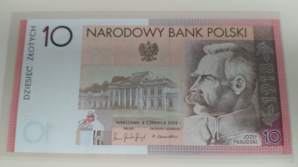 2 X Banknot kolekcjonerski NBP.90 rocznica odz. niep..Bitwa Warszawska