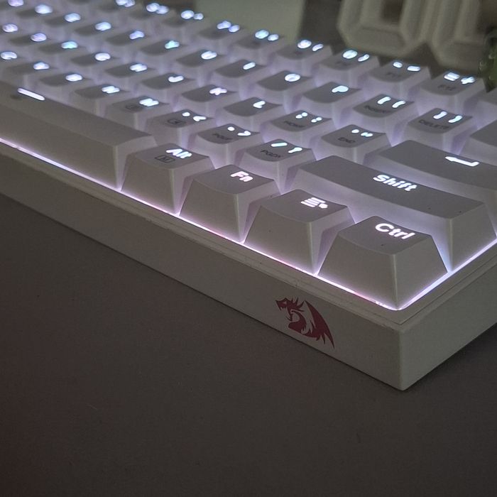 Teclado Redragon Fizz K-617 Branco