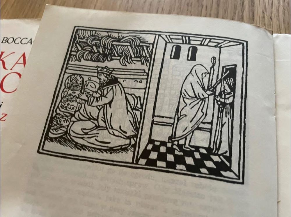 Dekameron Giovanni Boccaccio drzeworyty Augustino de Zani