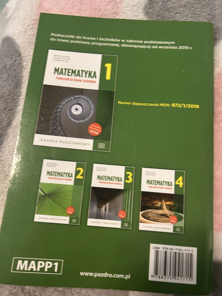 Podręcznik matematyka 1