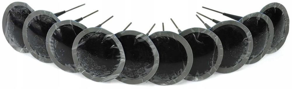 Kołki naprawcze do opon Geko z łatką 6mm, 10 szt.