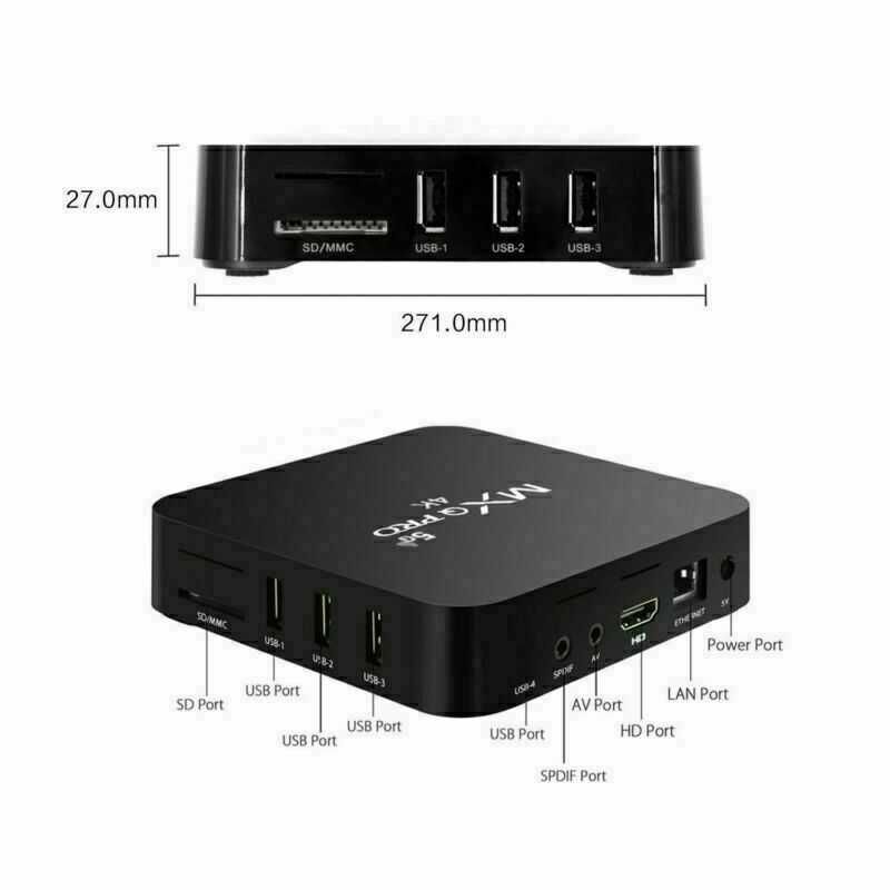 Smart TV BOX 5G MXQ PRO 4K 2+16GB ANDROID 10.1 przystawka