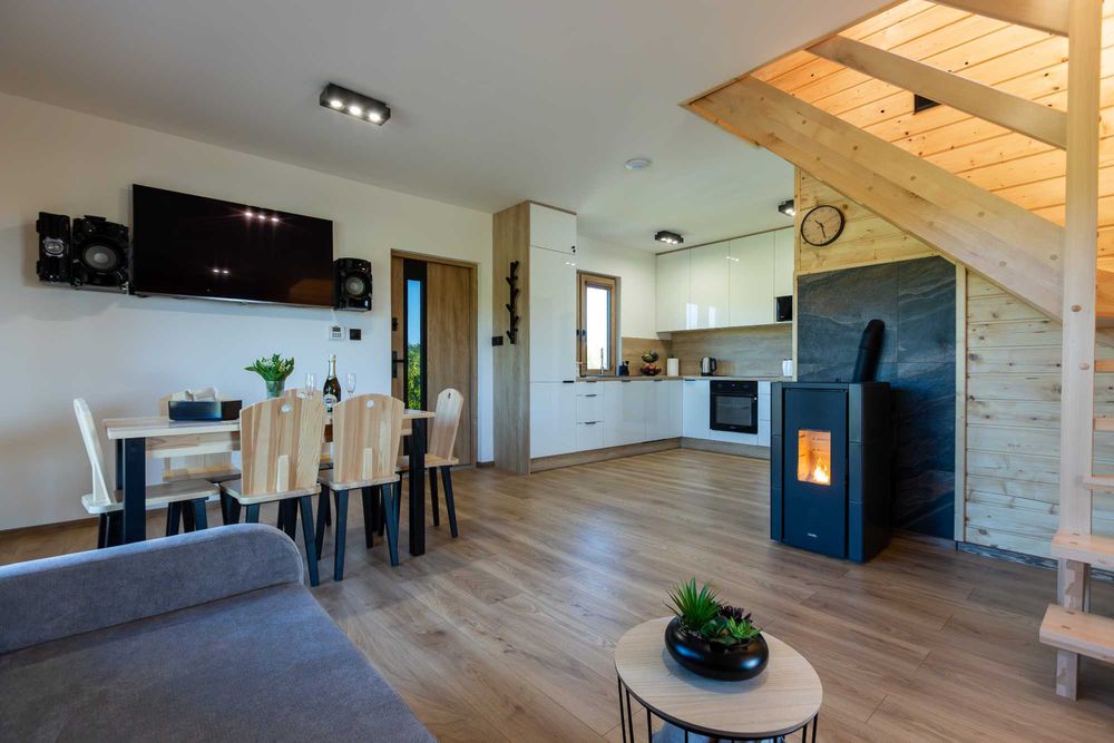 Dom Mazury jezioro sauna balia cisza samotny dom bez sąsiadów