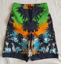 Фирменные красивые стильные яркие пляжные шорты плавки
