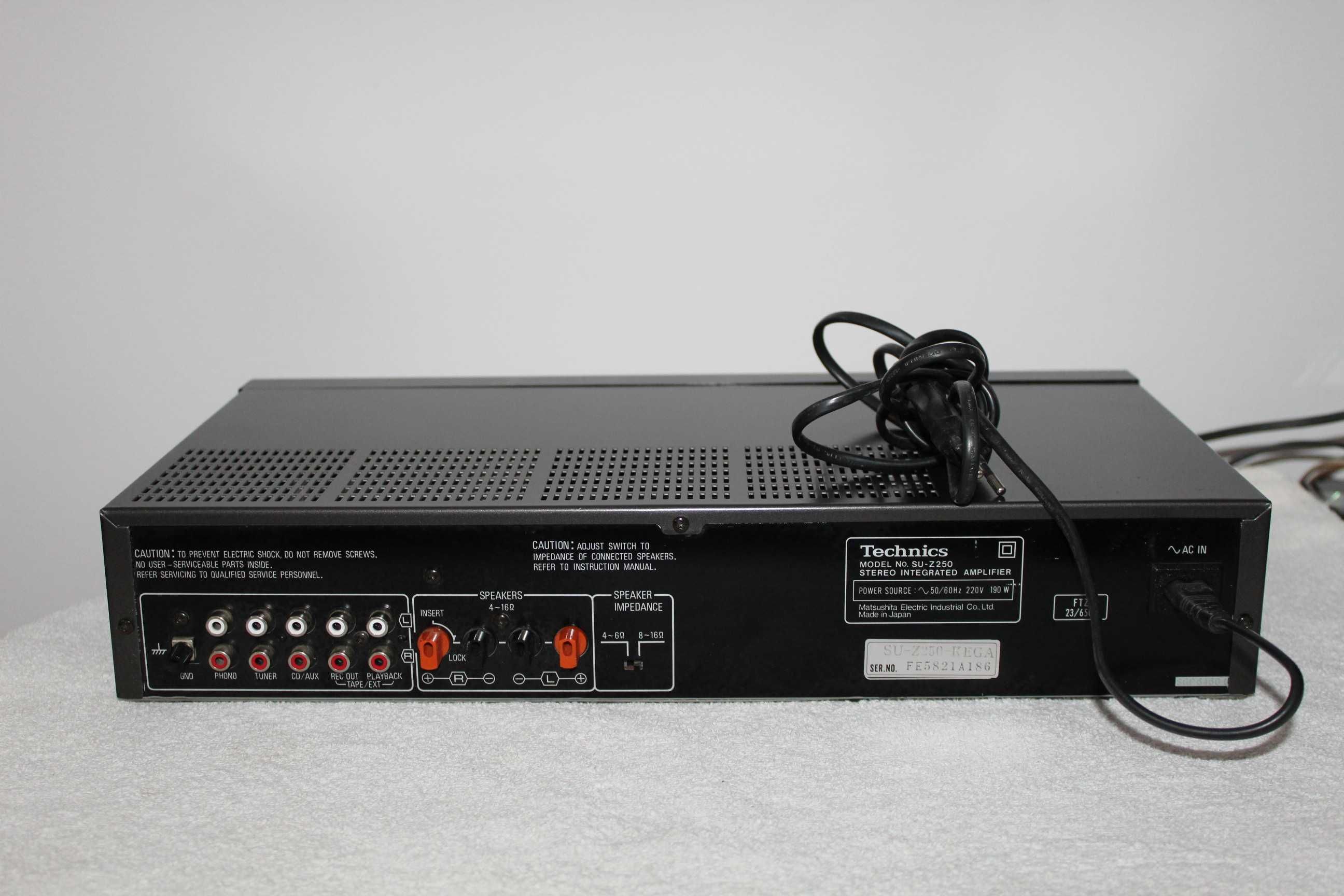 TECHNICS SU-Z250 Wzmacniacz stereo hi-fi Made in Japan Wysyłka