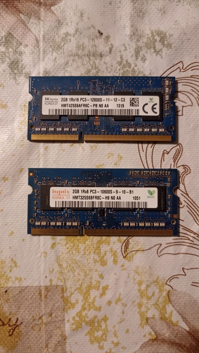 Оперативна пам'ять для ноутбука. DDR 3,  4gb Hynix