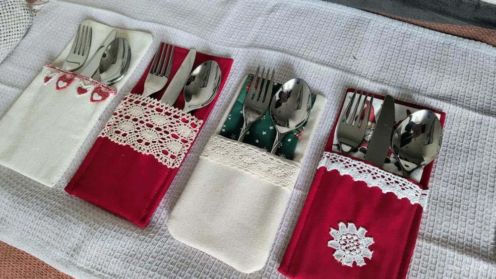 Etui na sztućce i serwetkę