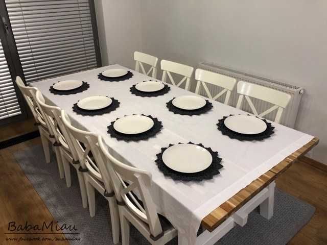 Podkładki pod talerze ażurowe handmade - kolory