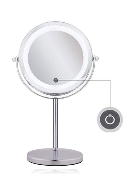 Candeeiro maquiagem para mesa com iluminação