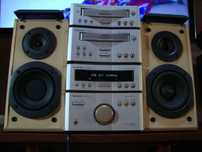 Rarytas! Technics mini-wieża_Sprawna i Piękna _ Kolumny+pilot
