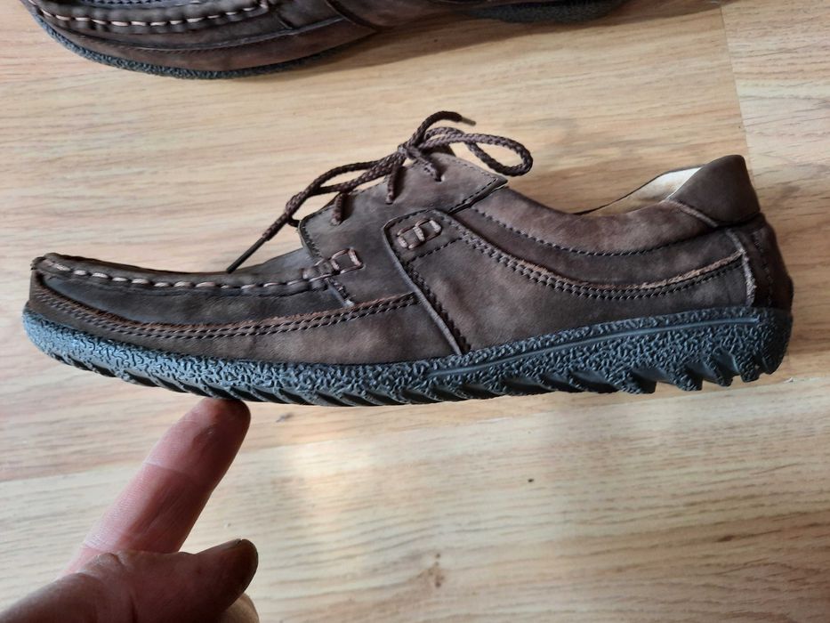 Мужские кожаные мокасины Clarks 43 р.