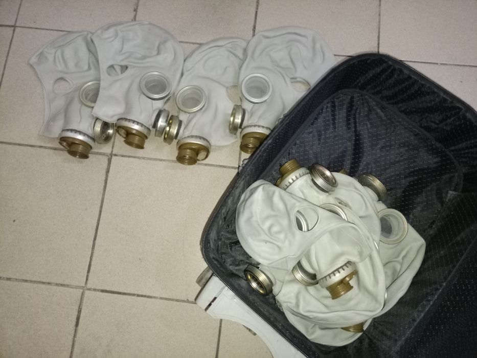 Противогаз гп5м сірий