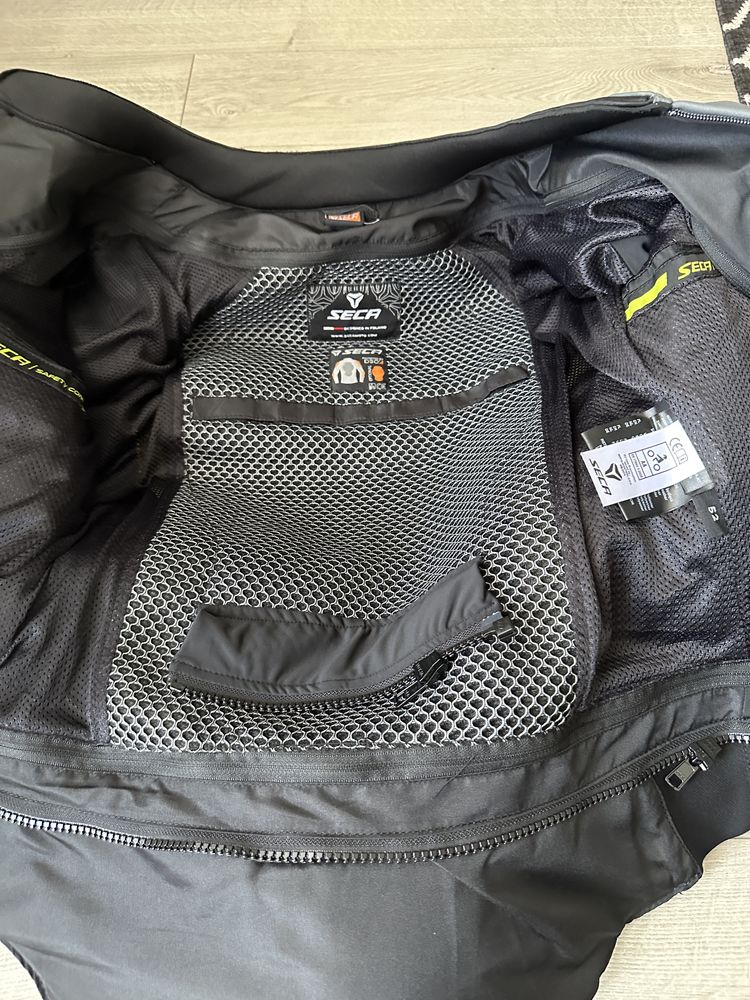 Kurtka motocyklowa Seca Hooligan L 52 fluo jak nowa