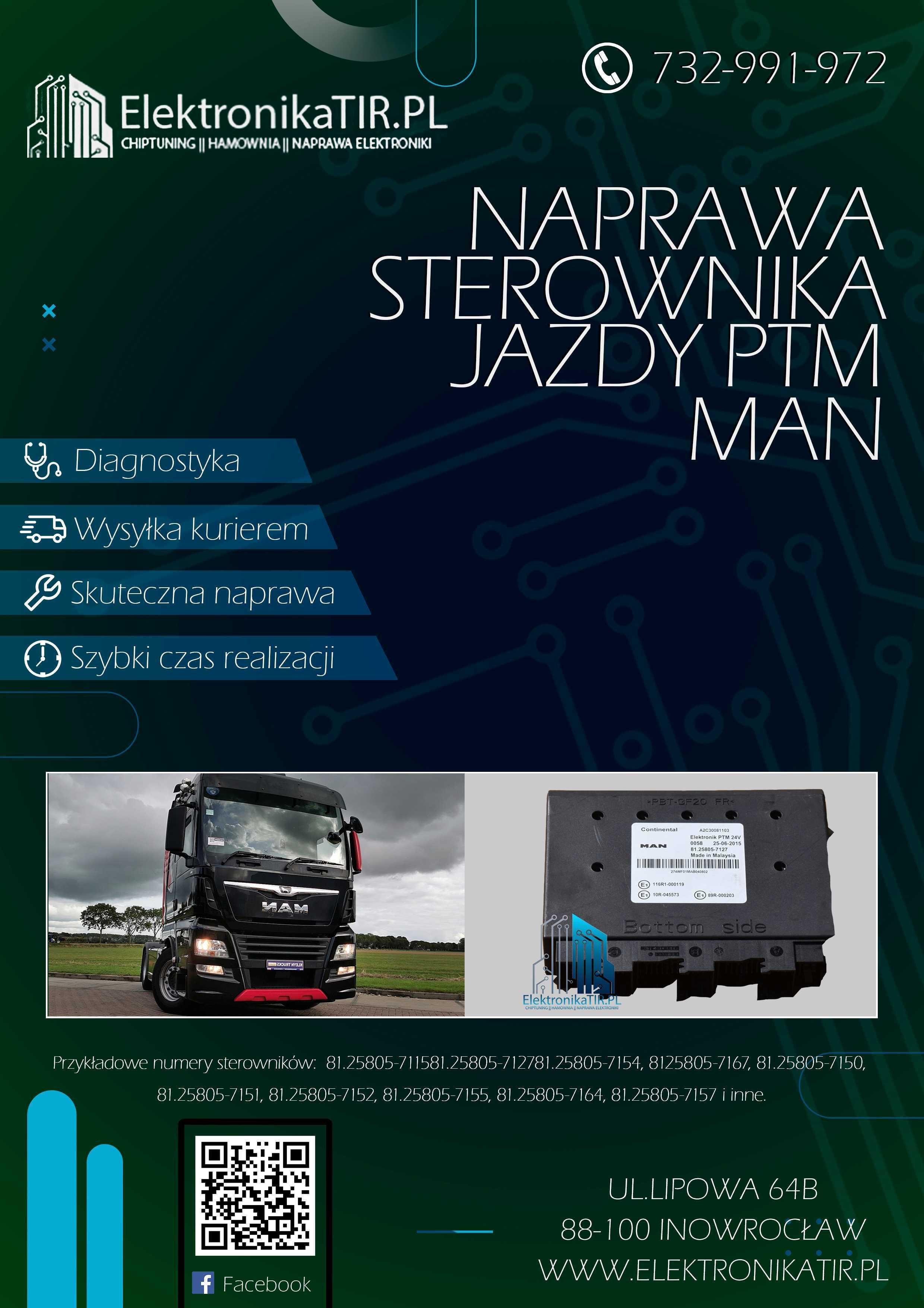 Sterownik moduł silnika BOSCH EDC 255 MAN TGA, TGL, TGM Euro 4, 5.