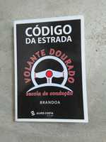 Código da  Estrada Escola de Condução Volante Dourado Brand—Livro Novo