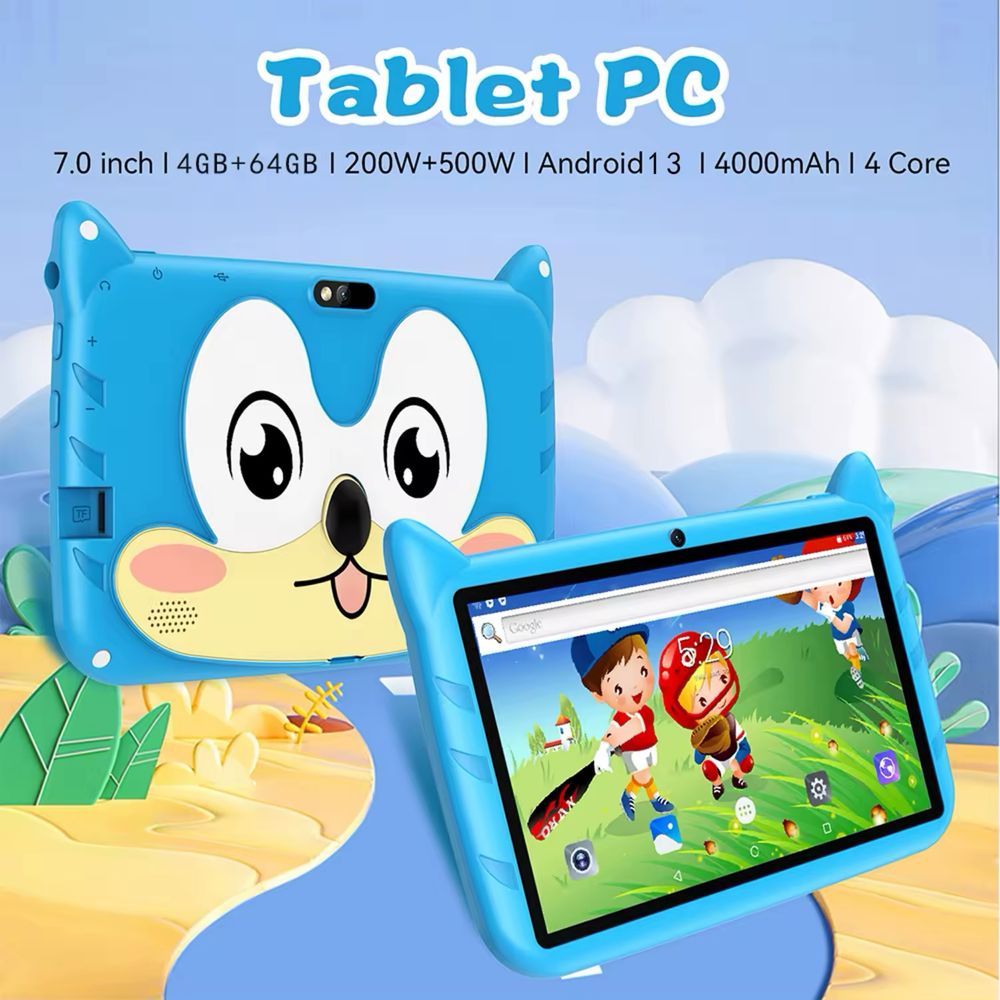 Детский планшет BDF Kids Tablets 4ГБ/64ГБ Android 13 Blue