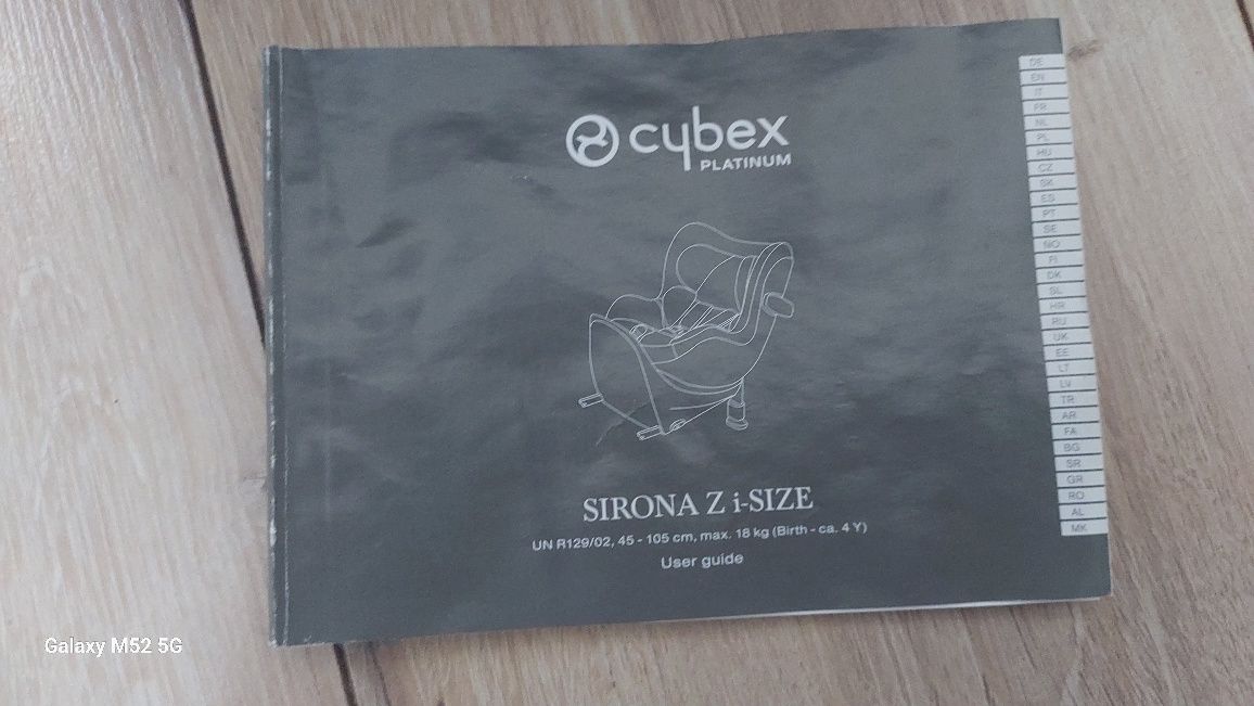 Cybex sirona z i size z bazą isofix 360°