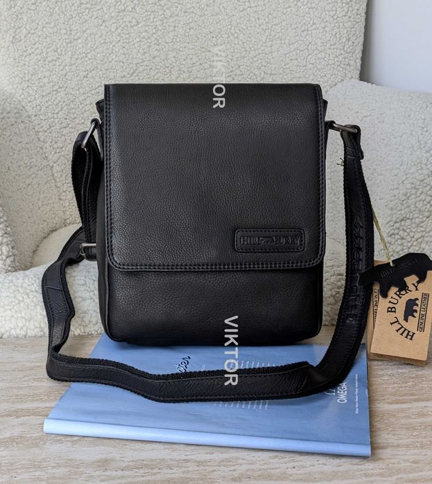 Мужская кожаная сумка Hill Burry 3161. Германия. Шкіряна сумка