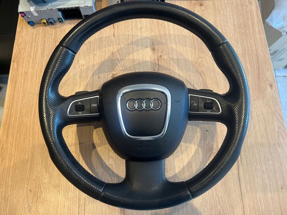 kierownica trójramienna łopatki f1 chrom ii lift audi a8 s8 d3