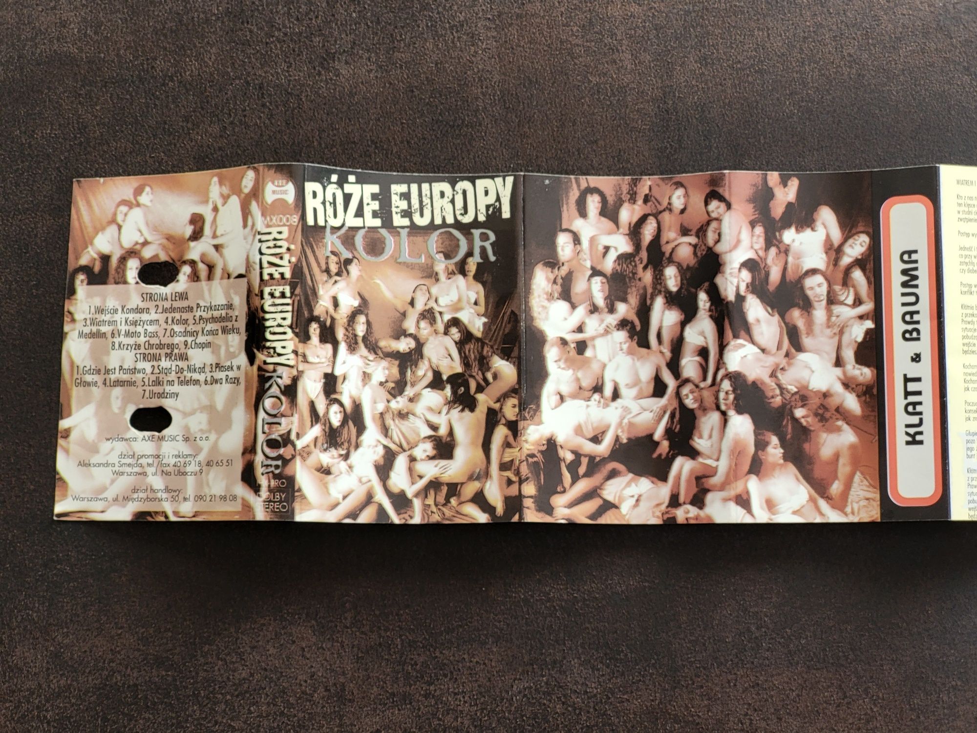 Róże Europy Kolor kaseta