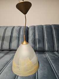 Lampa sufitowa wisząca szklany klosz