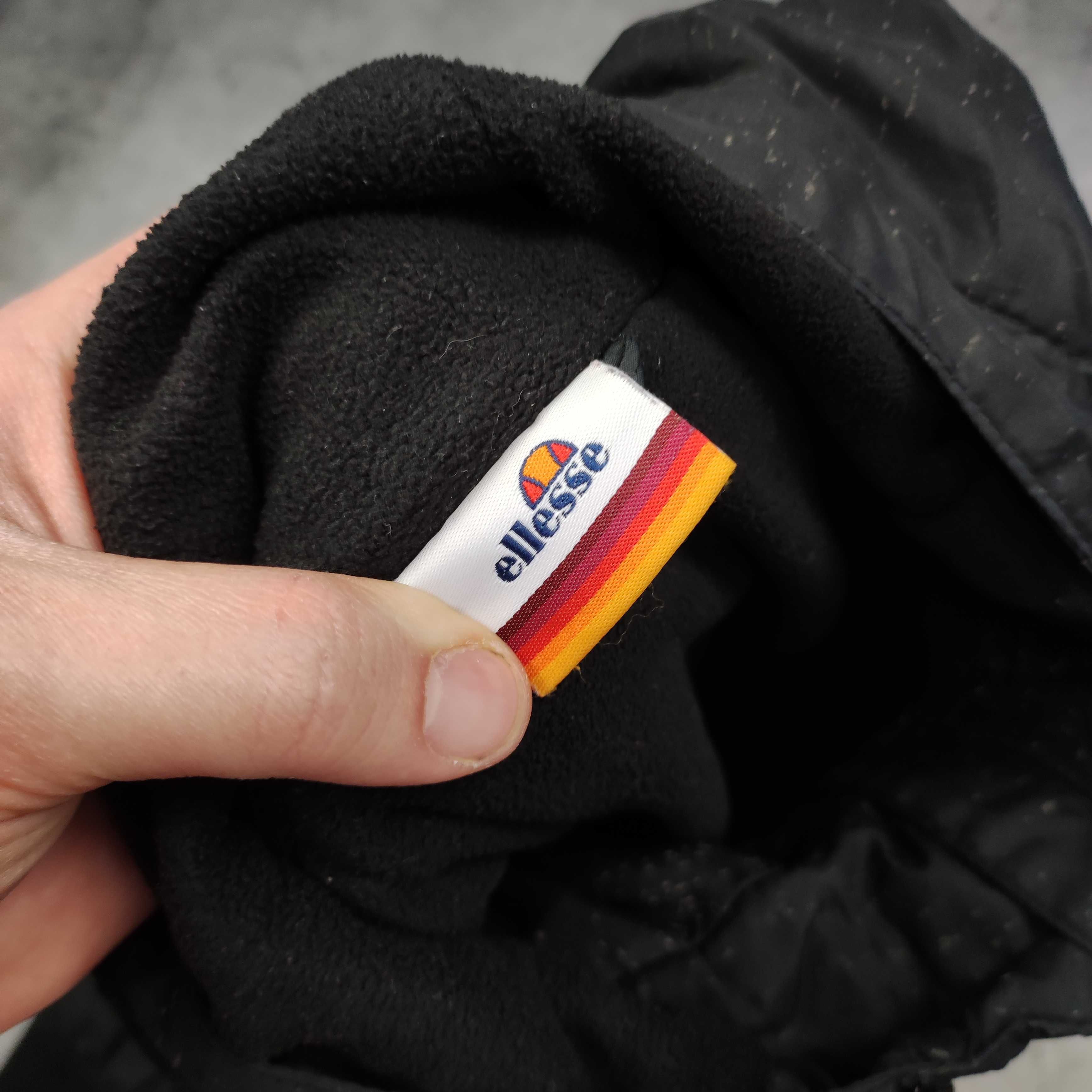 MĘSKA Lekka Kurtka Polarek Przejściowa Rozpinana Hoodie Kaptur Ellesse