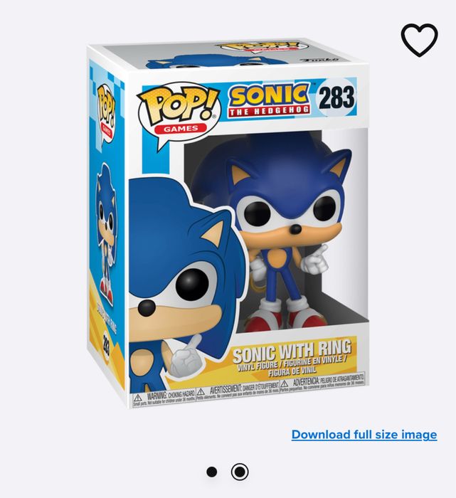 Funko Pop! Sonic оригинал новая фигурка соник 283 (NEW)