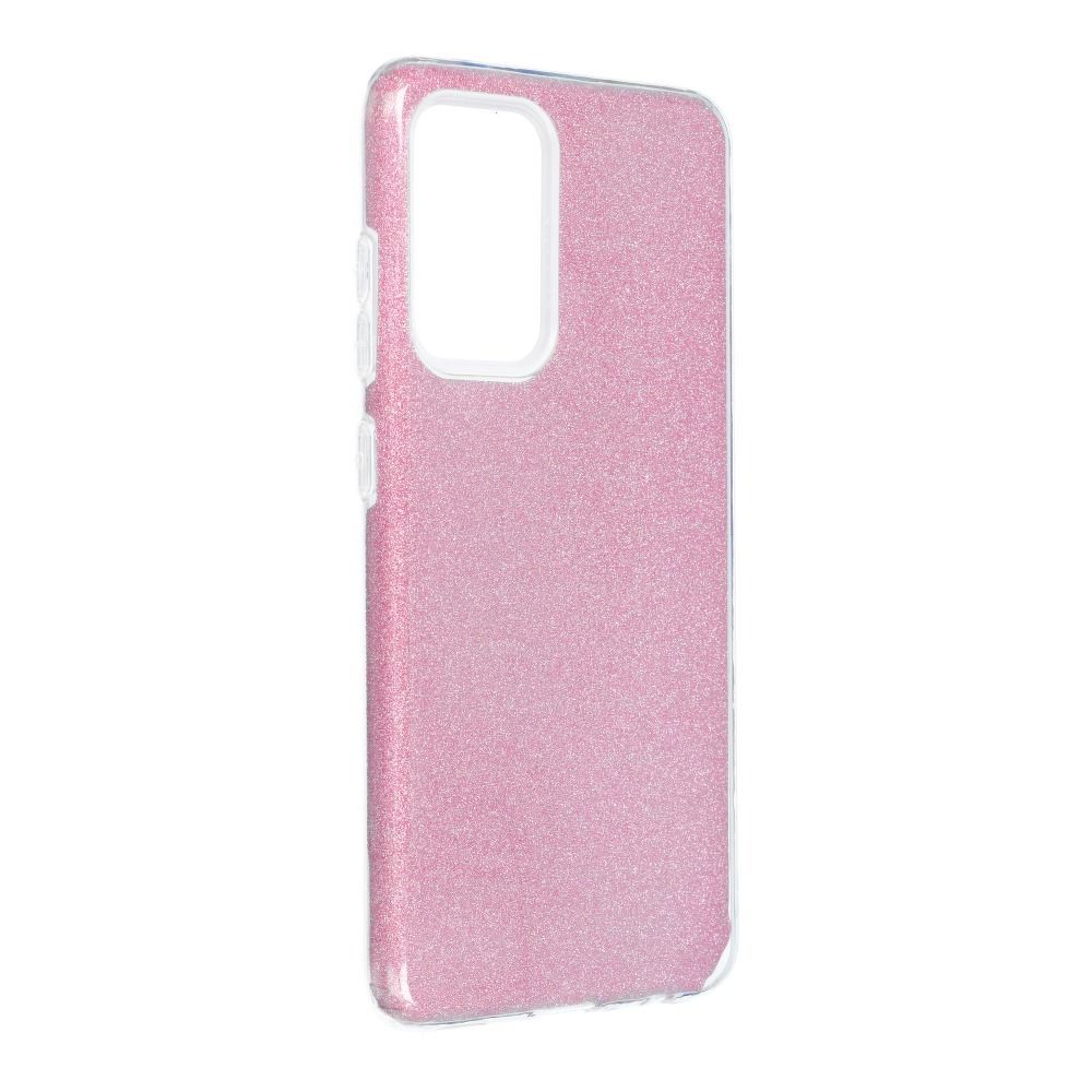 Etui Case Plecki Brokat Samsung Galaxy A52 / A52S Róż + Szkło 9H