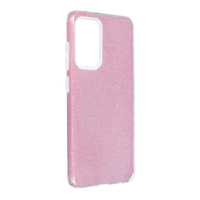 Etui Case Plecki Brokat Samsung Galaxy A52 / A52S Róż + Szkło 9H