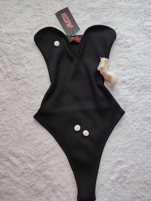 Боди черный сексуальный