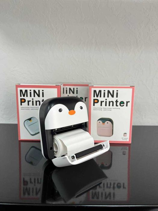 Дитячий міні ПРИНТЕР! Друк без чорнил! Портативний та РОЗВИВАЮЧИЙ.