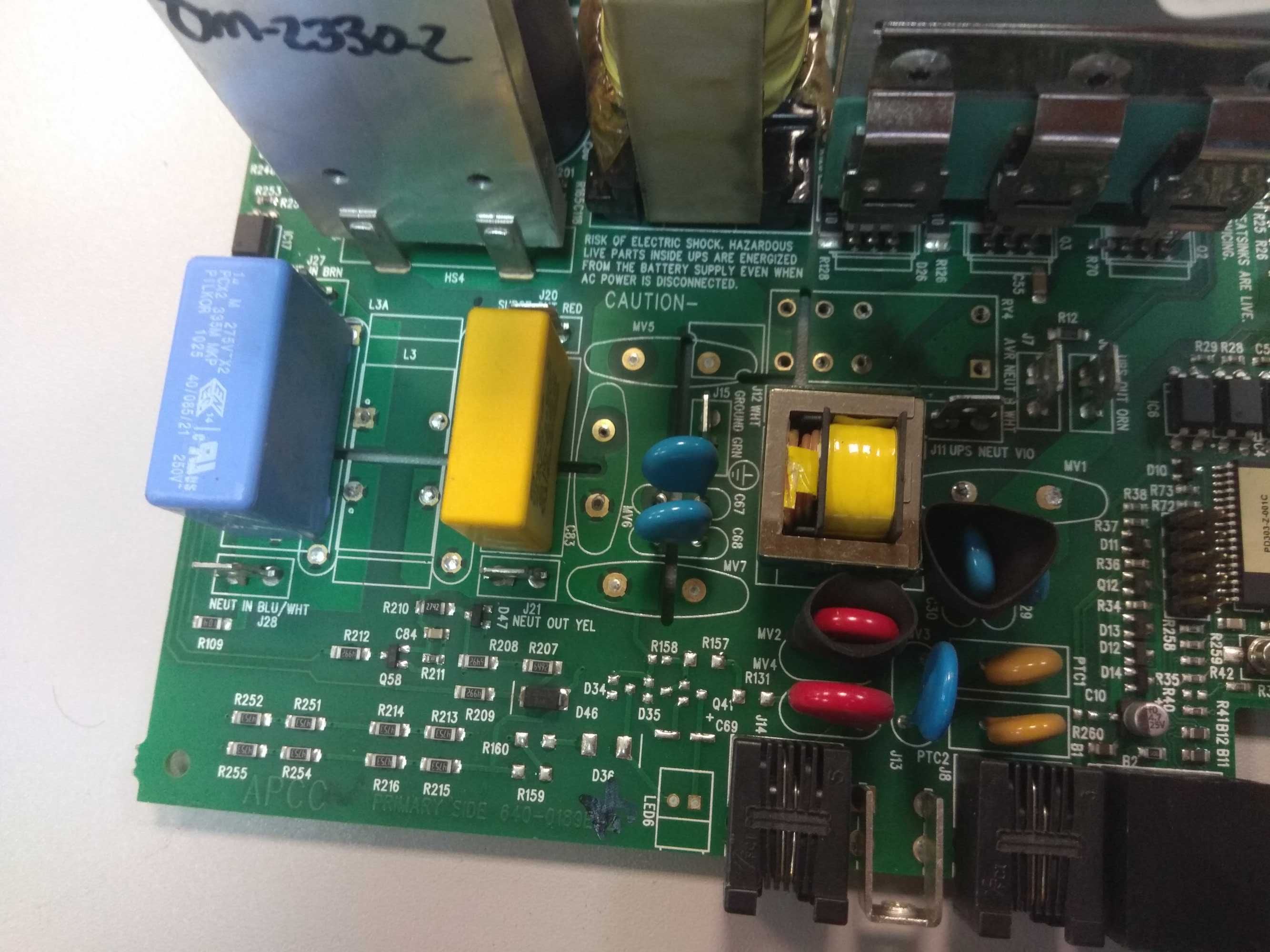 640-0189E-Z  плата  APC BR800I UPS Control Board
