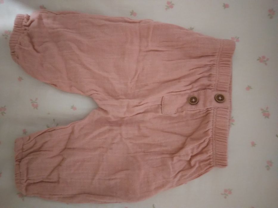 Calça de menina rosa