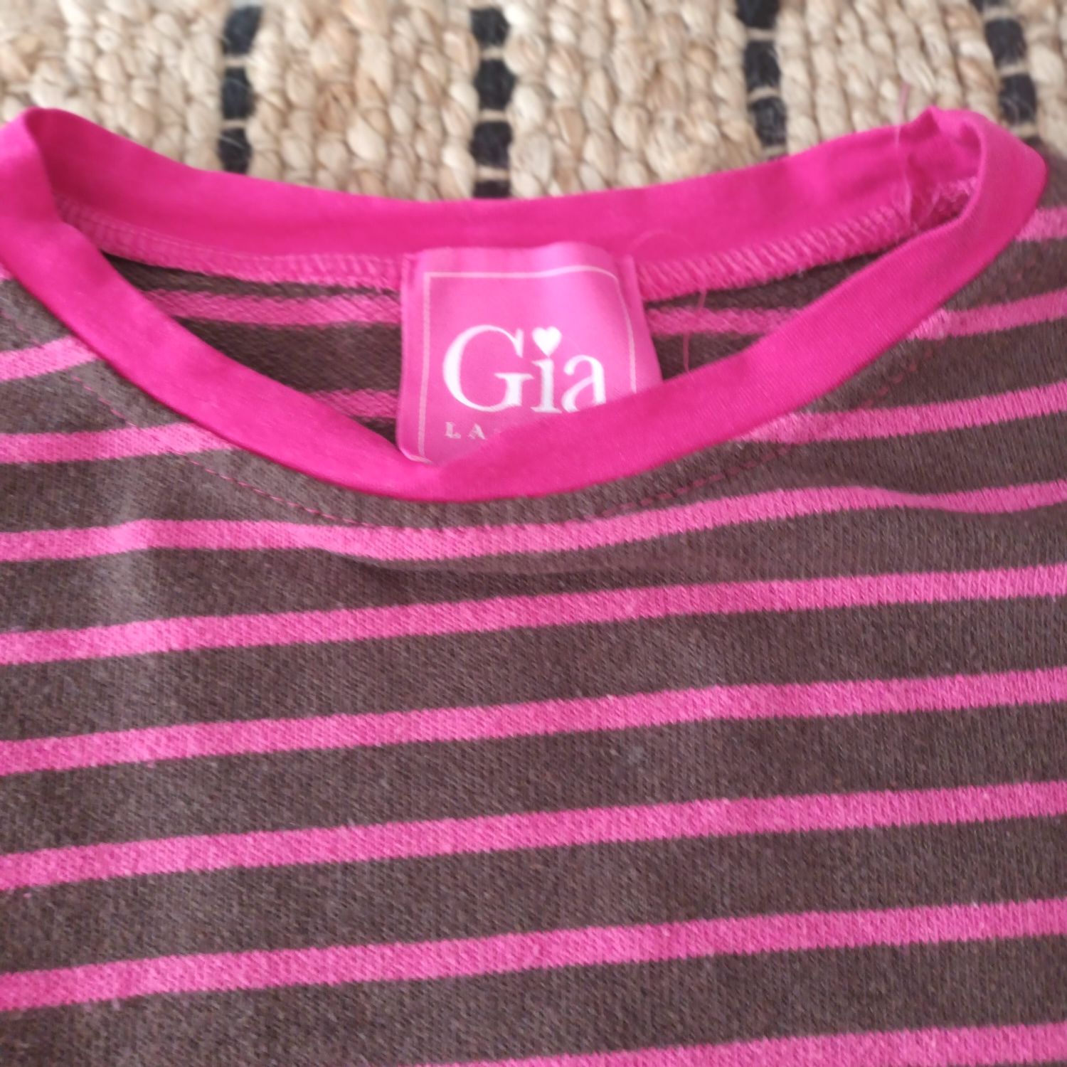Brązowo różowa bluza GIA 2XL