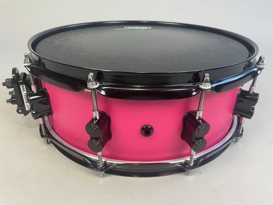 Werbel PDP by DW Concept Maple Pearlescent Black 14" x 5.5'' - Pink