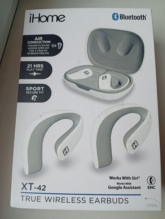 Навушнии Bluetooth iHome XT-42 True Wireless Earbuds Sport Air Conduct