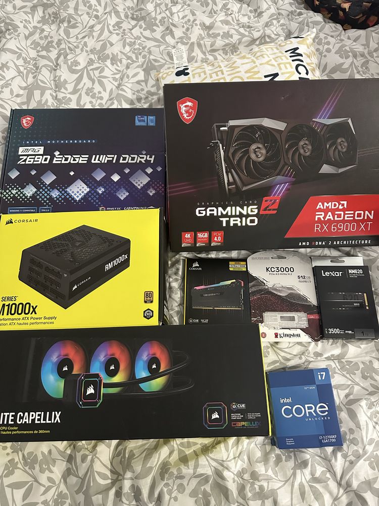 Konputer gamingowy I7-12700KF + RX6900XT