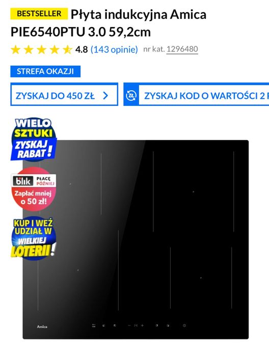 Plyta indukcyjna AMICA