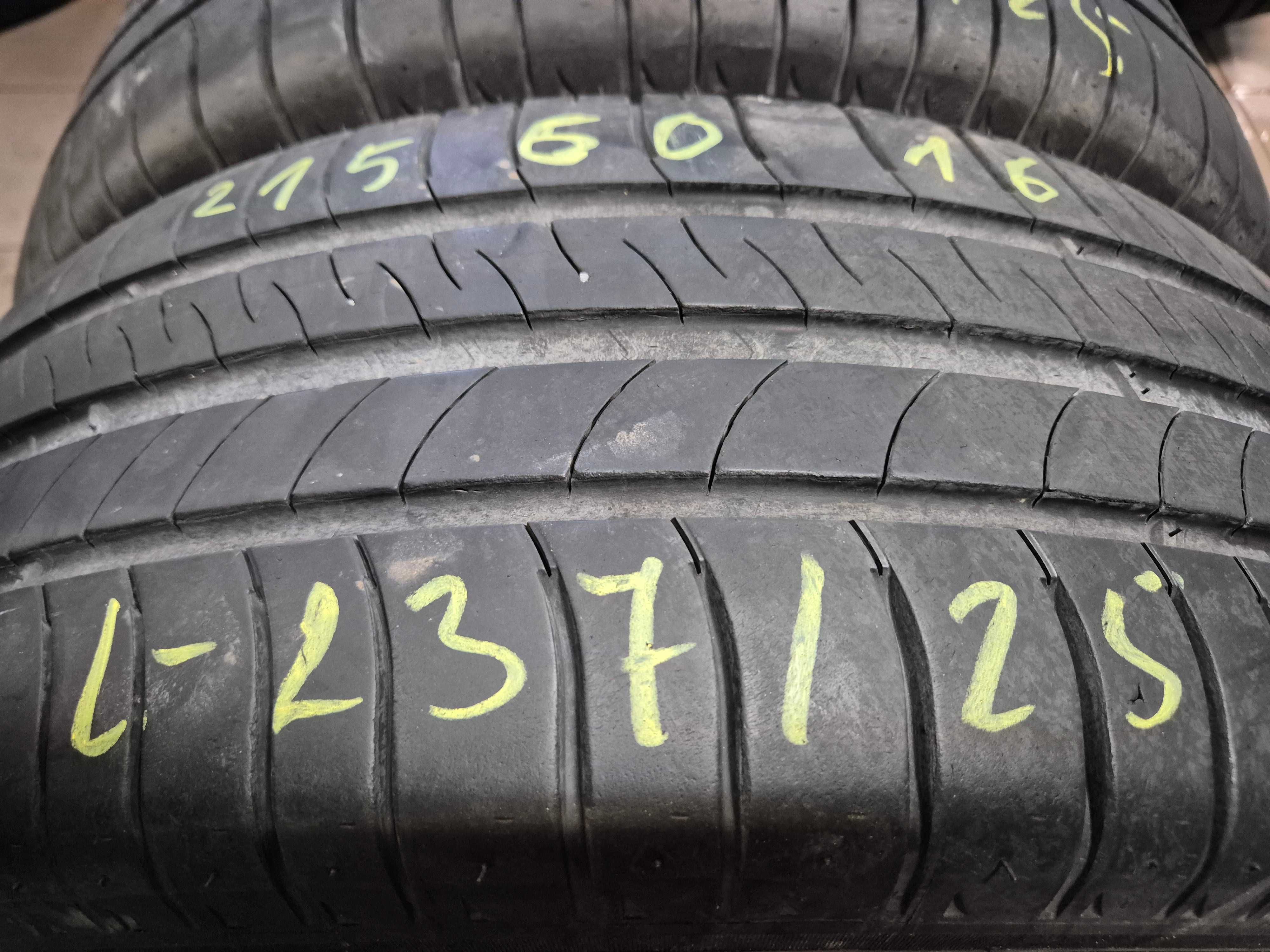215/60r16 (L237/25)006 2szt 5mm Energy Saver + MICHELIN LETNIE