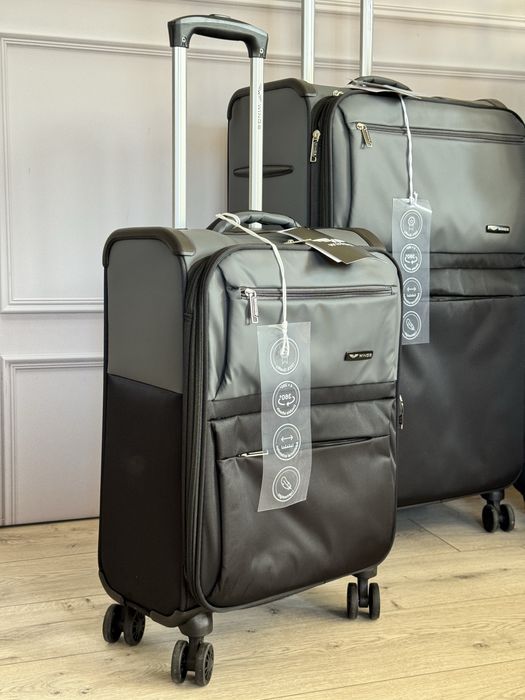 Чемодан чемоданы валіза  Wings LN01 нейлон преміум якість!!!