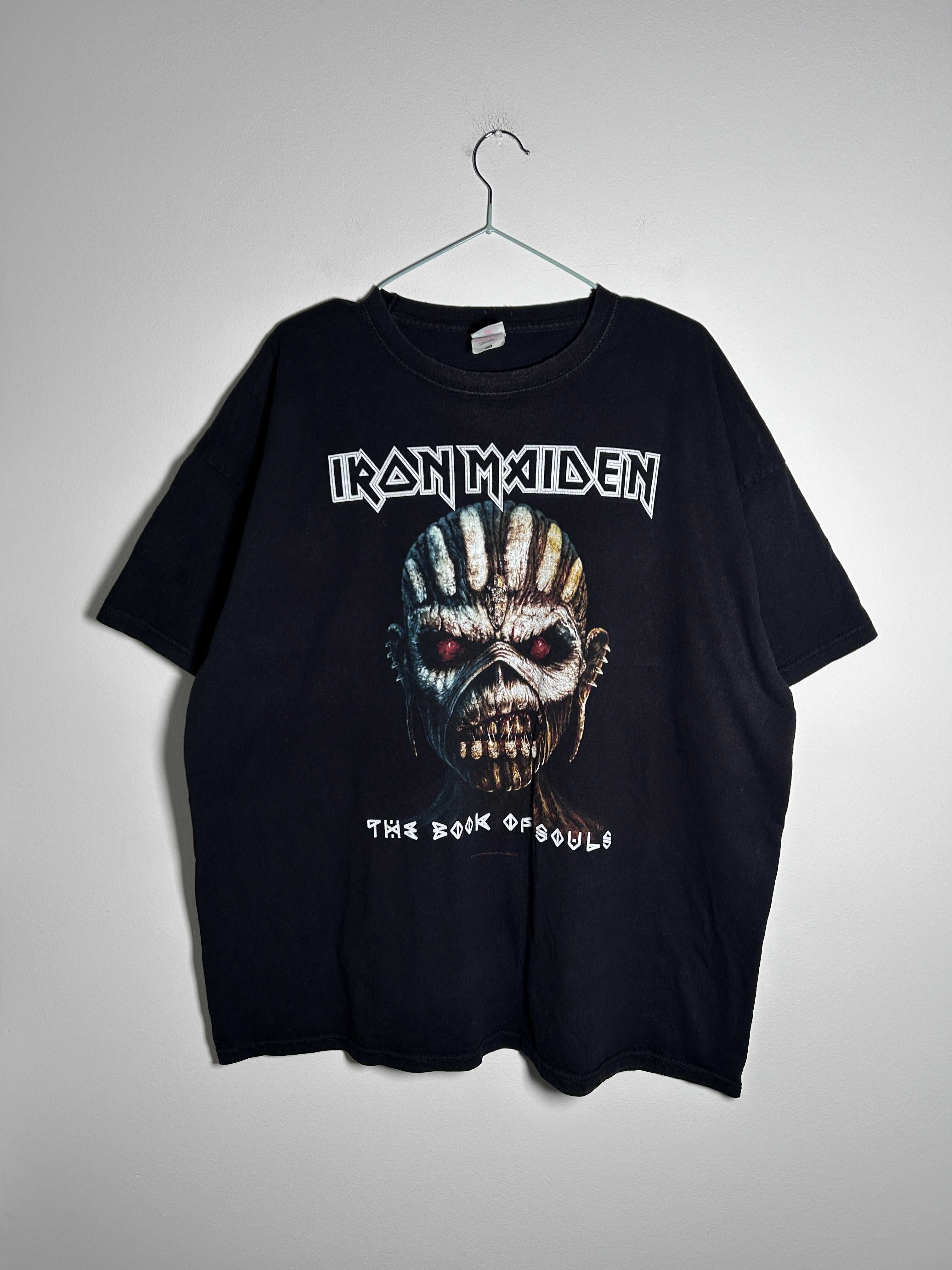 Vintage Iron Maiden The Book of Souls Tour T-Shirt Deadstock